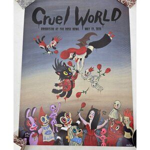 Gary Baseman Cruel World Art Print Signed Numbered Poster 178/200